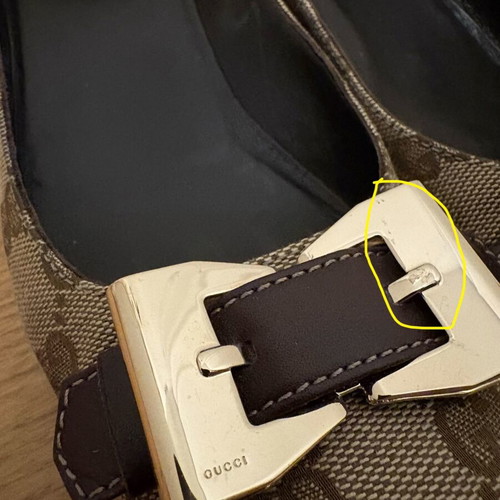 Gucci fabric pumps like new, beige, size 36