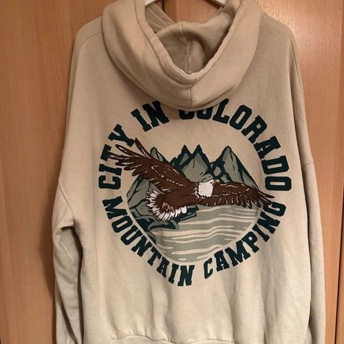 Pull & Bear oversized beige women's sweatshirt No L like new