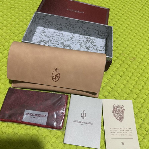 Jacques Marie Mage case new, black and brown