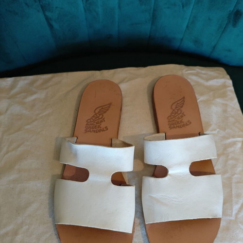 Ancient Greek Sandals white, like new, size 41