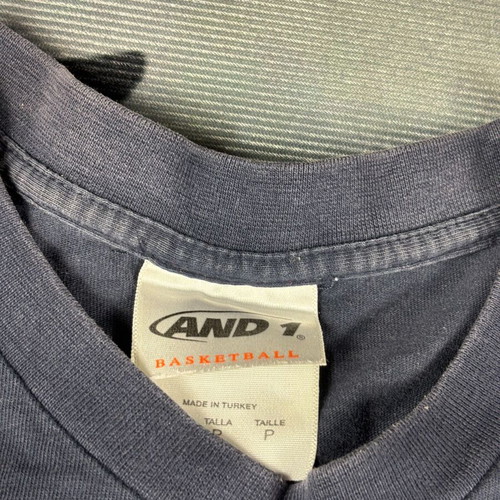 AND1 Men's Navy T-shirt used, size Small