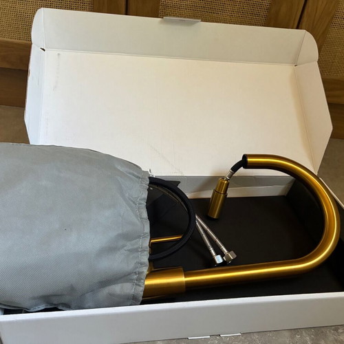 Eurorama Gold Brushed PVD kitchen faucet new