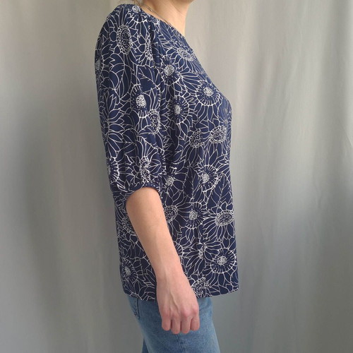 Holebrook Sweden blouse XL floral like new, blue