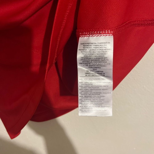 Umbro x Pringles Red Sports T-Shirt Size S/M like new