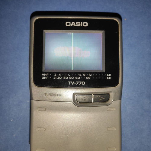 Casio TV-770N Portable Analog TV like new