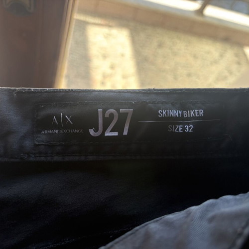 Armani Jeans slim fit pants size 32, black
