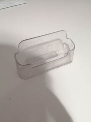 Plastic card holder like new