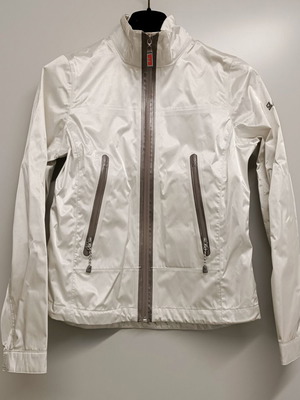 Slam women's yachting jacket size S like new, white with silver details