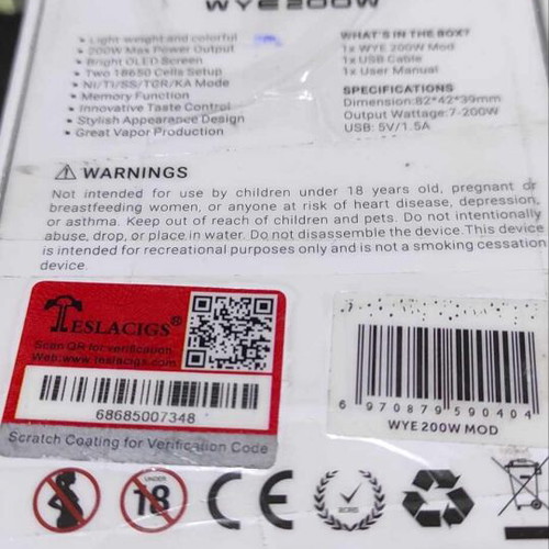 Tesla WYE 200W used