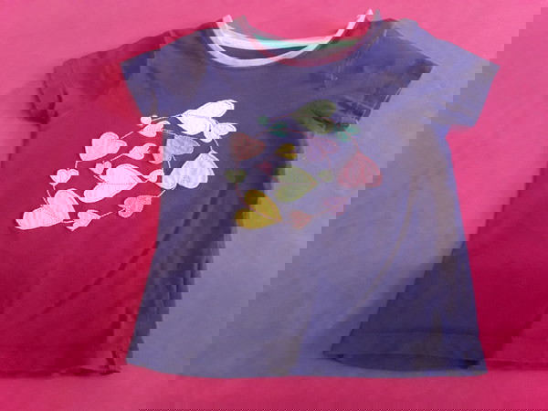 T-shirt καρδούλες 86-92cm