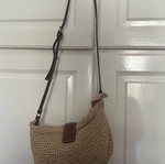 Τσάντα Zara raffia σαν καινούργια