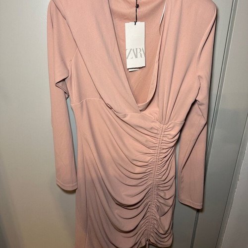 Zara pink dress new with tags XL