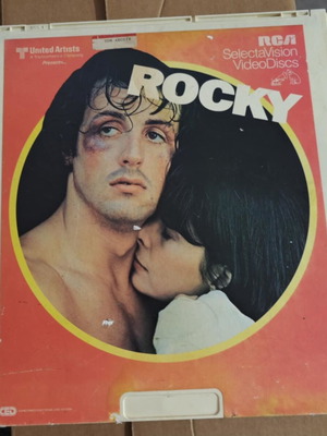 Rocky used RCA SelectaVision VideoDiscs action movie
