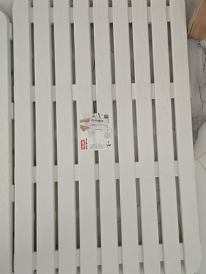 Plastic Bath Mats new, 50×80 cm, set of 2, white