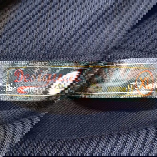 Desigual knitted dress XL like new, blue with colorful mandala patterns