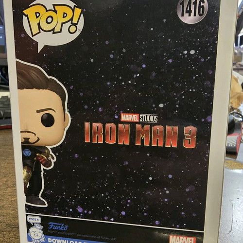 Funko POP Tony Stark The Infinity Saga Cyprus Comic Con Limited Edition brand new