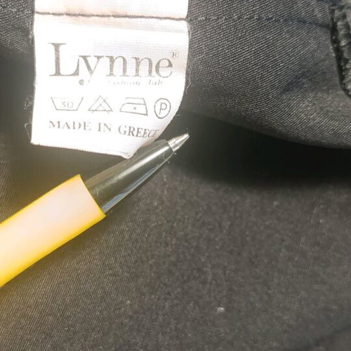 Lynne midi skirt black like new with slit and zipper