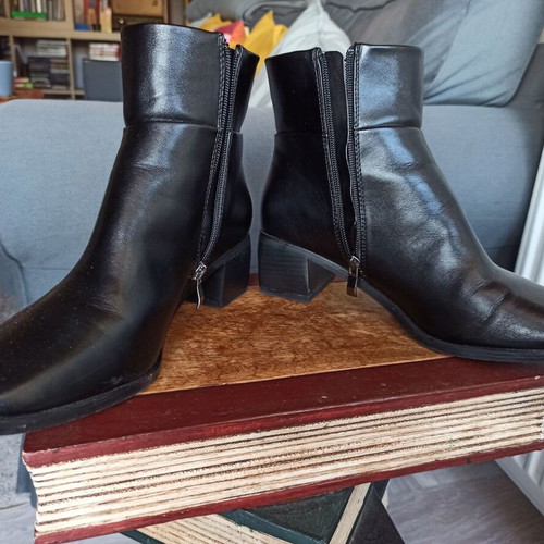 Miss NV ankle boots used, black, size 39, synthetic leather