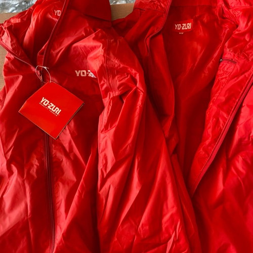 Yo-zuri Jacket new, waterproof and windproof, red, size M