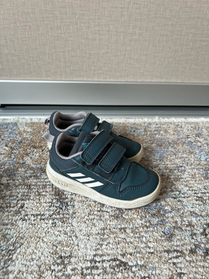 Adidas athletic shoes used, size 23, blue