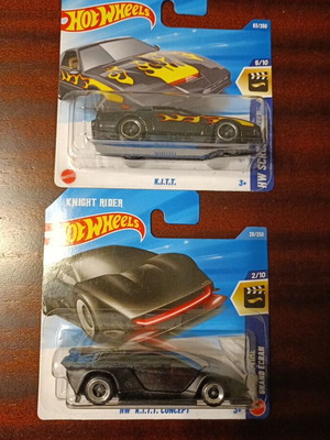 Hotwheels Knight Rider K.I.T.T. and K.I.T.T. Concept 2-Pack new