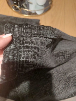 Dark grey black sofa throws, like new
