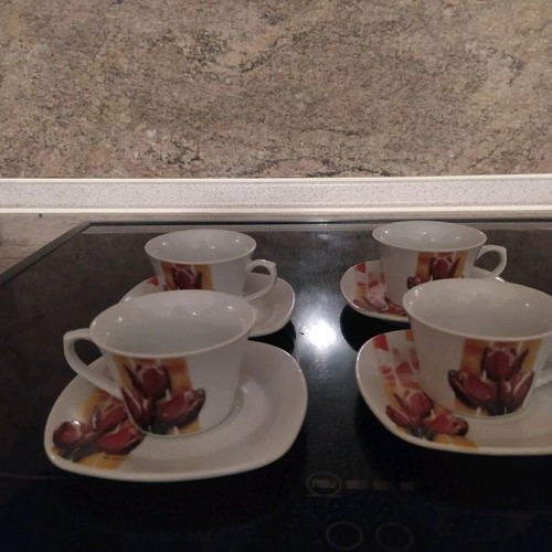 Coffee cups for Greek coffee like new, set of 4 pieces