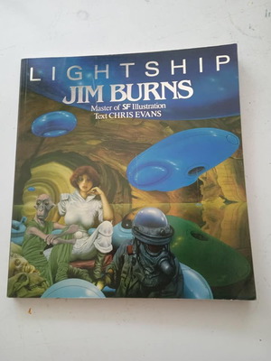 Lightship του Jim Burns σαν καινούργιο, λεύκωμα επιστημονικής φαντασίας