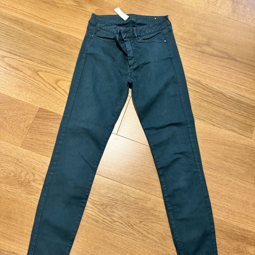 Zara fitted pants green used, size S 36 8