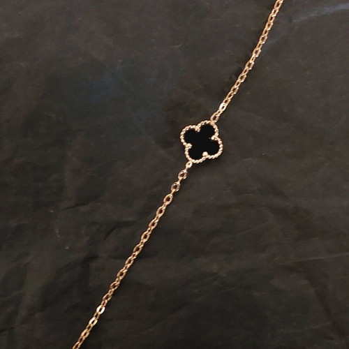 Bracelet for hand made of stainless steel, new, black and gold