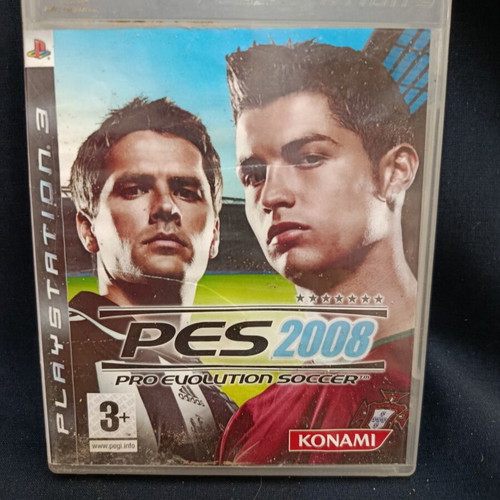 PES 2008 PlayStation 3 game used, with case, no manual