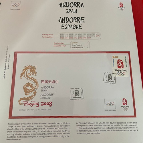 Olympic Games Beijing 2008 Stamp Collection new, 4 volumes
