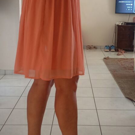 Fracomina women's dress size L, apricot color