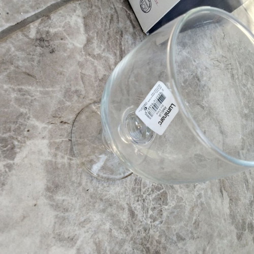 Luminarc pack of 6 wine water glasses new