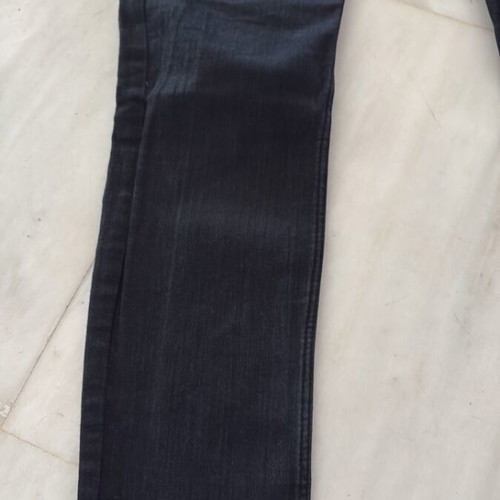 Zara black straight-leg jeans like new, size L