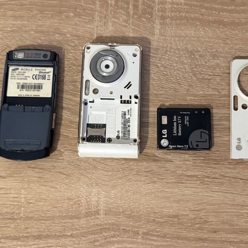 LG KU990i and Samsung U600 phones used, vintage collection or spare parts