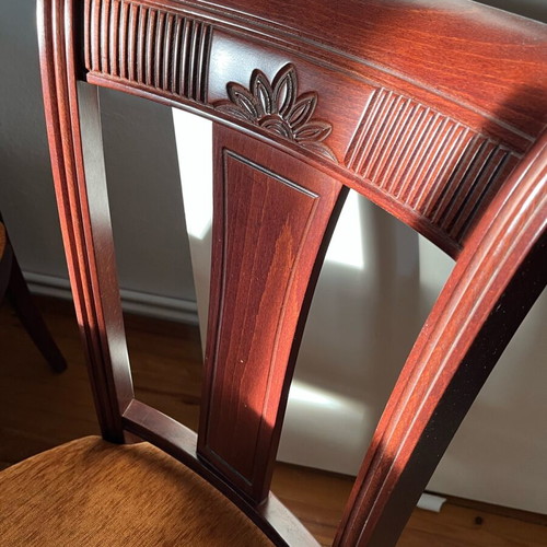 Dining set used with 6 chairs, solid wood