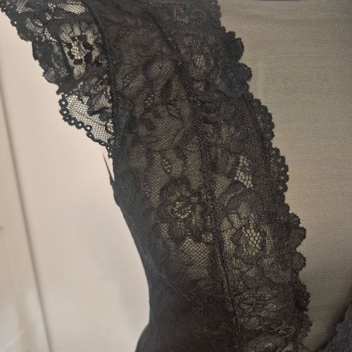 H&M bodysuit new, black