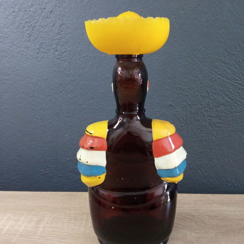 Vintage Old Oak Rum empty bottle used