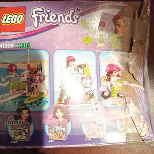 Lego Friends 41306 Mia Beach Scooter used collectible