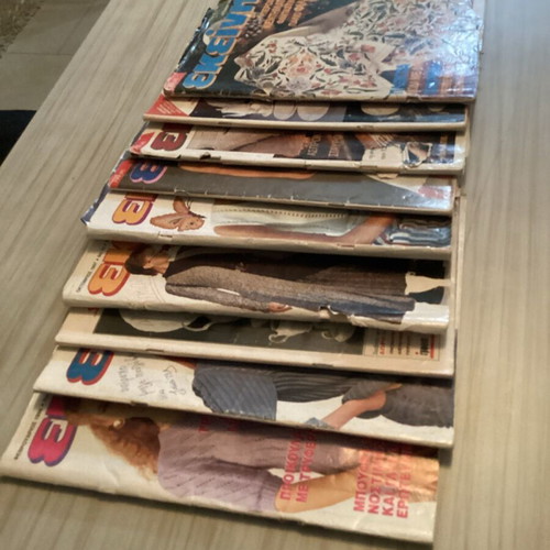 Ekeini magazines used, pack of 9 issues 1992-1998