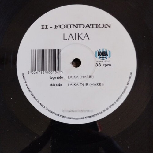 H-Foundation Laika 12" single vinyl like new, electronic