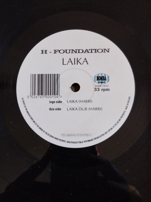 H-Foundation Laika 12" single βινύλιο σαν καινούργιο, ηλεκτρονικό