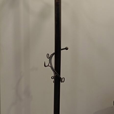 Brass Coat Rack with Blown Glass Finishes New