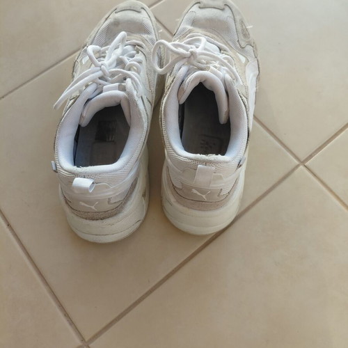 Puma men's sneakers size 46 used, white