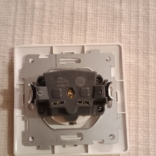 Schuko Wall Socket new, white