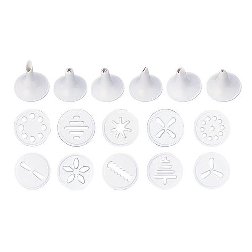 Tescoma Cookie Press and Decorator with 16 Shapes new