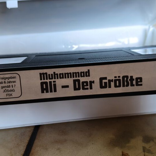 Muhammad Ali Der Größte VHS κασέτα σαν καινούργιο, γερμανική έκδοση