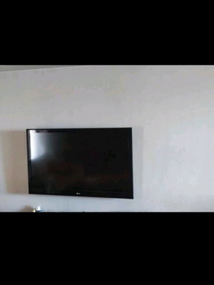 47-inch TV with wall mount