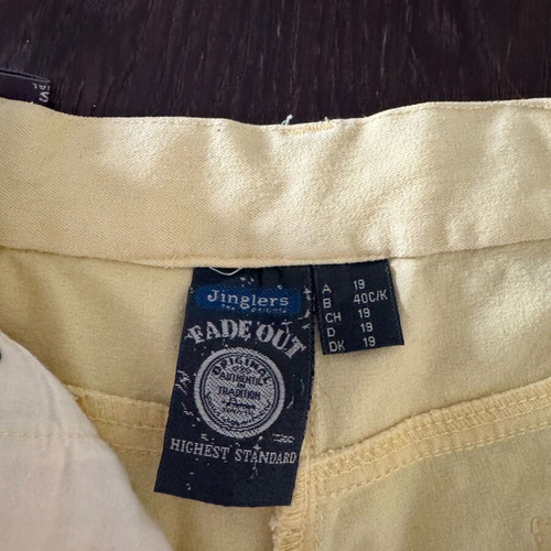 Vintage Jinglers high-waisted yellow jeans like new, size M